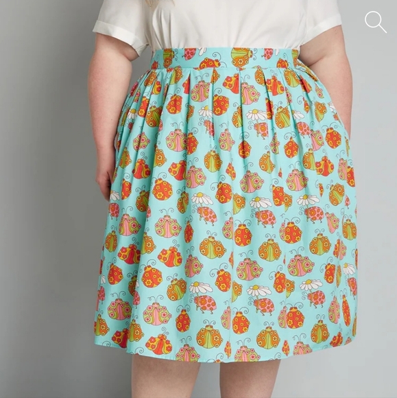 Modcloth Dresses & Skirts - NWT Modcloth × Marisol Muro Ladybug  Skirt Size 18W